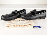 Louis Vuitton Damier Graphite Major Loafers Size 6.5 Sd0426orzde