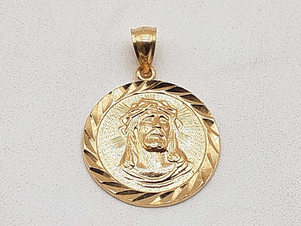 14k Yellow Gold 2.8g Religious Pendant Do1224lxzde