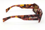 Prada Spr A07  Sunglasses In Mahogany & Violet Eb1225rxde