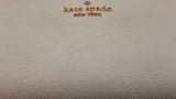 Kate Spade Madison Large Slim Wallet In Meringue Saffiano Leather Fw0625lxdu