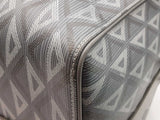 Christian Dior Lingot 50 Bag In Gray Cd Diamond Coated Canvas Fw0526exzdu