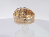 2.18 Cttw Diamond 14k Yellow Gold Ring 10.2 Grams Size 8.5 Aa0725ocxzsa