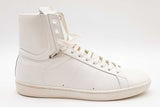 Saint Laurent Paris White Leather Sl/01h High Top Sneakers Size 40 Eb0925lwxde