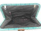 Balenciaga Cloud Clutch Croc Print Leather Crossbody Sd0625wzxsa
