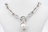 Tiffany & Co. Hardwear Pearl Sterling Silver Necklace 79.1g 32 Inch Eb0426prxsa