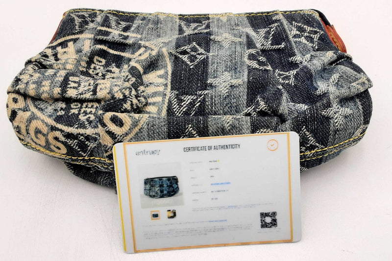 Louis Vuitton Monogram Denim Raye Cosmetic Pouch Eb1024wxzsa