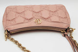 Gucci Gg Matelasse Pink Leather Shoulder Bag Eb1025ixzsa
