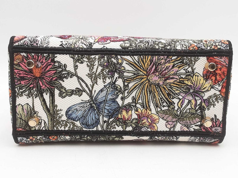 Christian Dior Floral Medium Lady D-lite Bag Sd0925lrzxsa