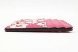Michael Kors Jet Set Travel Pink Graphic Animal Print Card Holder Sd0326lrdu