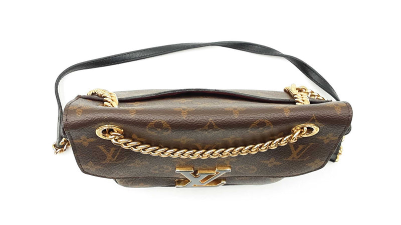 Louis Vuitton Passy Chain Shoulder Bag In Monogram Coated Canvas Fw0825erxdu