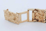 14k Yellow Gold Nugget Link Bracelet 31.9 Grams 8 Inch Eb0726olxzde