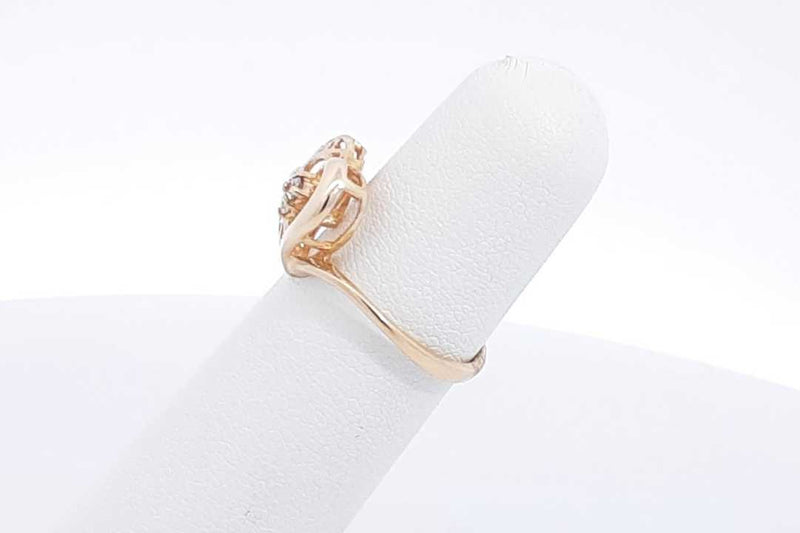 Approx. 0.03ctw Diamond Ring In 14k Yellow Gold 2 Grams Size 6 Eb0125irsa