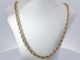 10k Yellow Gold 11.38 Grams Rope Chain 24 Inches Aa0925lcrsa