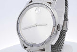 Movado Bold 44mm Quartz Stainless Steel Watch With Mesh Bracelet Eb0125crsa