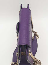 Gucci Purple Guccissima Leather Emily Chain Shoulder Bag Eb0326wxzsa