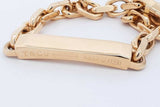 Tiffany & Co. Makers 18k Yellow Gold Id Chain Bracelet 67.4g 8.5 In Eb0526prxzdw