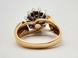 Approx 0.5 Ctw Diamonds 10k Two-tone Gold 4.7g Ring Size 7.75 Do0824lrxde