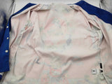 Versace Pink Blue Greek Painting Cotton Overshirt Jacket Size 54 Do0626rrxde