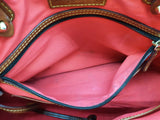 Dooney & Bourke Wilson All Weather Red Brown Leather Shoulder Bag Do0325lrde