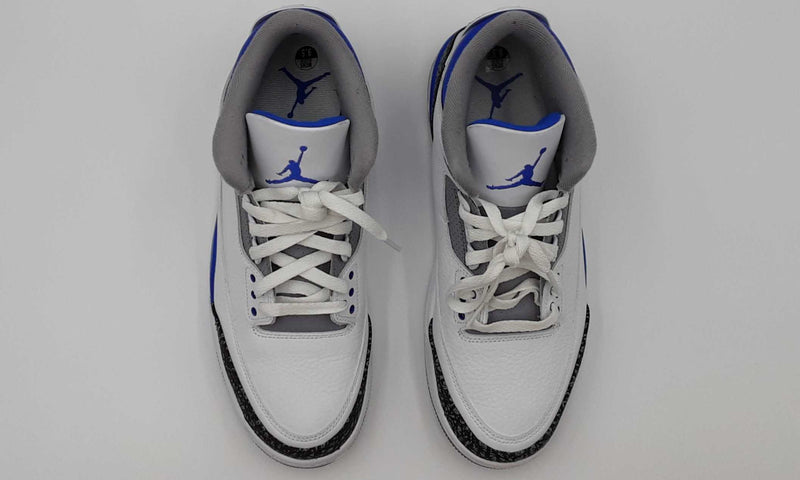 Nike Jordan 3 Retro Size 9.5 Racer Blue Sneakers Nwlrxdu 144030000375