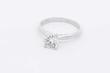 0.96ctw Diamond Ring In 14k White Gold 2.5 Grams Size 6.75 Eb0226lcxzsa