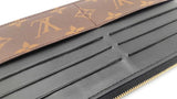 Louis Vuitton Slim Purse In Monogram Coated Canvas & Black Leather Fw04260crdu