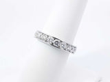 1.95 Cttw Diamond & 14k White Gold Wedding Band 4.9 Grams Size 6.75 Fw0926orxdu