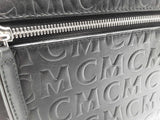 Mcm Black Leather Visetos Monogram Black Backpack Aa0526wzxsa