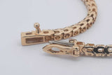 0.6cttw Diamond Tennis Bracelet 14k Yellow Gold 9.5 Grams 6.5 Inch Eb0326rrxsa