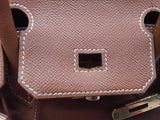 Hermes Birkin 30 Gold Brown Epsom Gold Hardware Handbag Do1225lprxzde