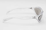 Prada Spr A23 Frosted Crystal Sunglasses With Mirror Lenses Eb1225ixdu