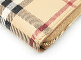 Burberry Ziggy Zip-around Wallet In Haymarket Check Coated Canvas Fw00725crdu