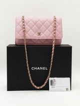 Chanel Quilted Caviar Wallet On Chain Shoulder Bag Fw0825wzxzdu