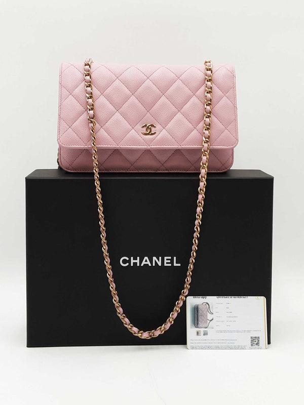 Chanel Quilted Caviar Wallet On Chain Shoulder Bag Fw0825wzxzdu