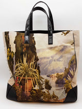 Dolce & Gabbana Alta Moda "Lago Di Como" Canvas Tote Bag Eb0326rxzde