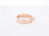 Hermès Kelly Small Model Ring In 18k Rose Gold 6 Grams Size 7 Fw1125srxdu