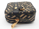 Versace La Greca Signature Khaki Green Black Square Zipper Pouch Do0426rxde