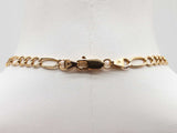 14k Yellow Gold 13.7g Figaro Chain 23 In Do0824pixde