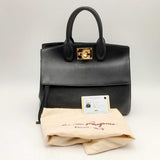 Salvatore Ferragamo Studio Leather Top Handle Bag Hs0124irxsa