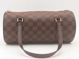 Louis Vuitton Damier Ebene Papillon 28 Brown Handbag Aa0126wrzsa