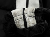 Palm Angels Black White Stripes Down Puffer Zipper Jacket Size Xs Do0525lxzde