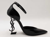 Saint Laurent Logo Heels Black Size 38 Aa0826lrzsa