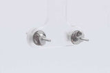 Tiffany & Co. Diamond Stud Screwback Earrings In Platinum 1.8 Grams Eb0426rxzsa