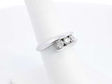 0.45 Cttw Diamond Bypass Ring In 18k White Gold 7 Grams Size 6.75 Fw0626errdu