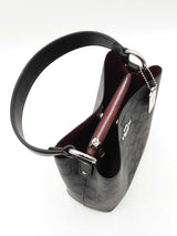 Coach Small Town Bucket Bag In Gray & Black Signature C Coated Canvas Fw0726rzdu