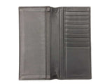Bottega Veneta Intrecciato Black Leather Long Bifold Wallet Fw0425czdu