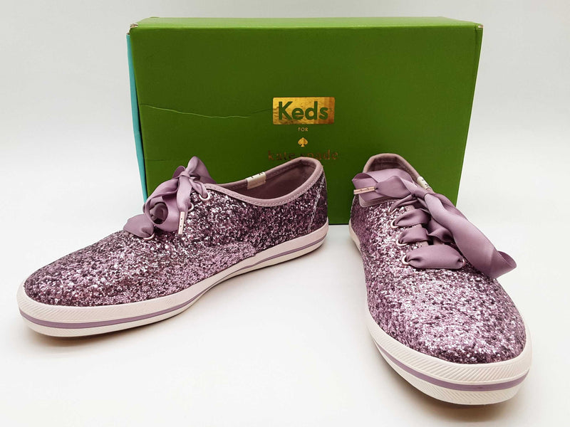 Kate Spade X Keds New York Champion Glitter Purple Shoes Size 5.5m W Do0625lrde