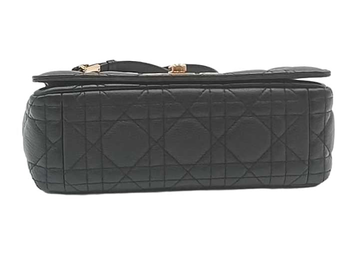 Christian Dior Caro Black Supple Cannage Calfskin 2021 Aa1025oxcrmia