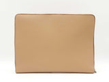 Fendi Essentials & Document Pouch In Dark Honey Vitello King Leather Fw00626crdu