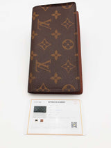 Louis Vuitton Monogram Checkbook Holder Eb0926lxzsa